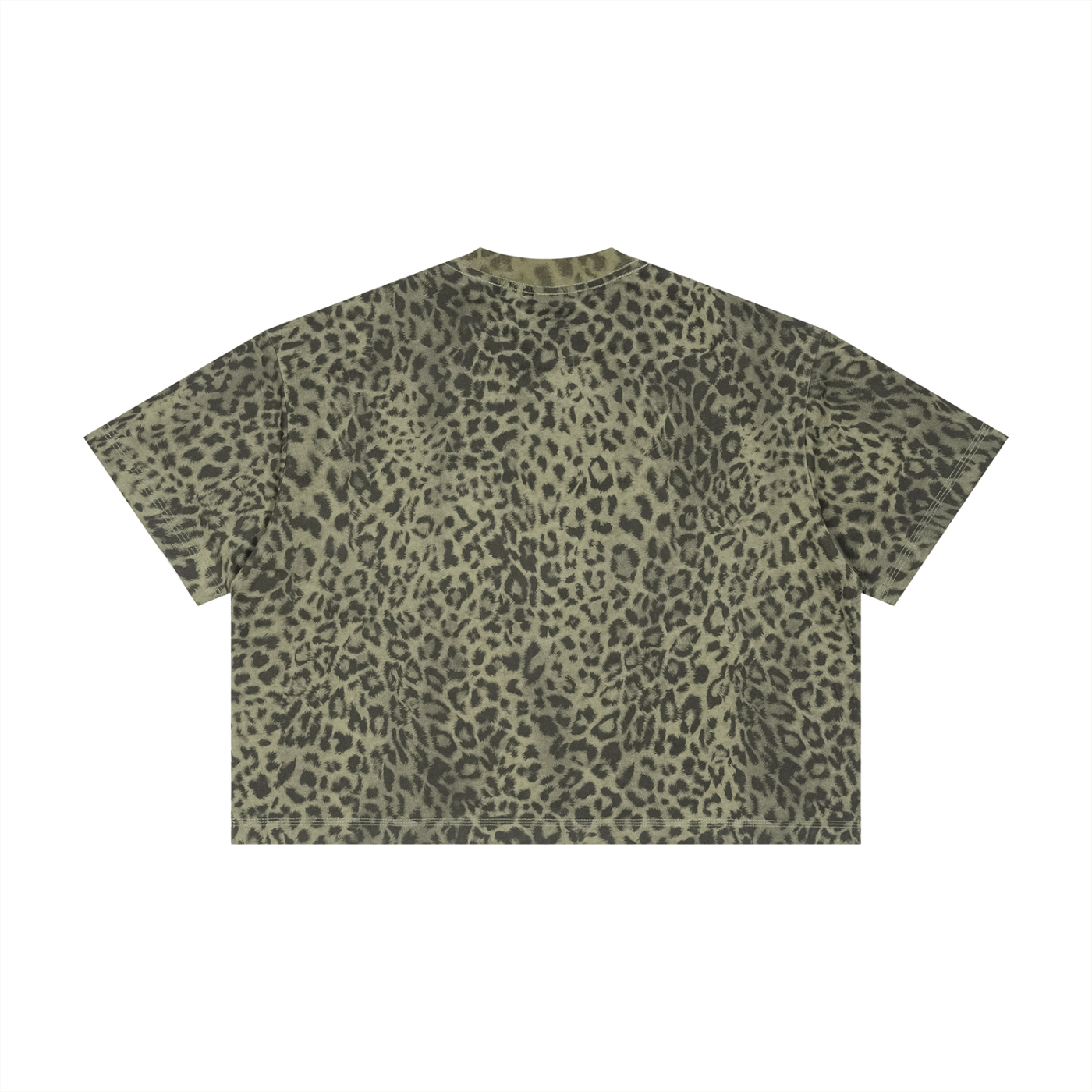 Diakanke Leopard Print Boxy T-Shirt