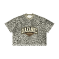 Diakanke Leopard Print Boxy T-Shirt
