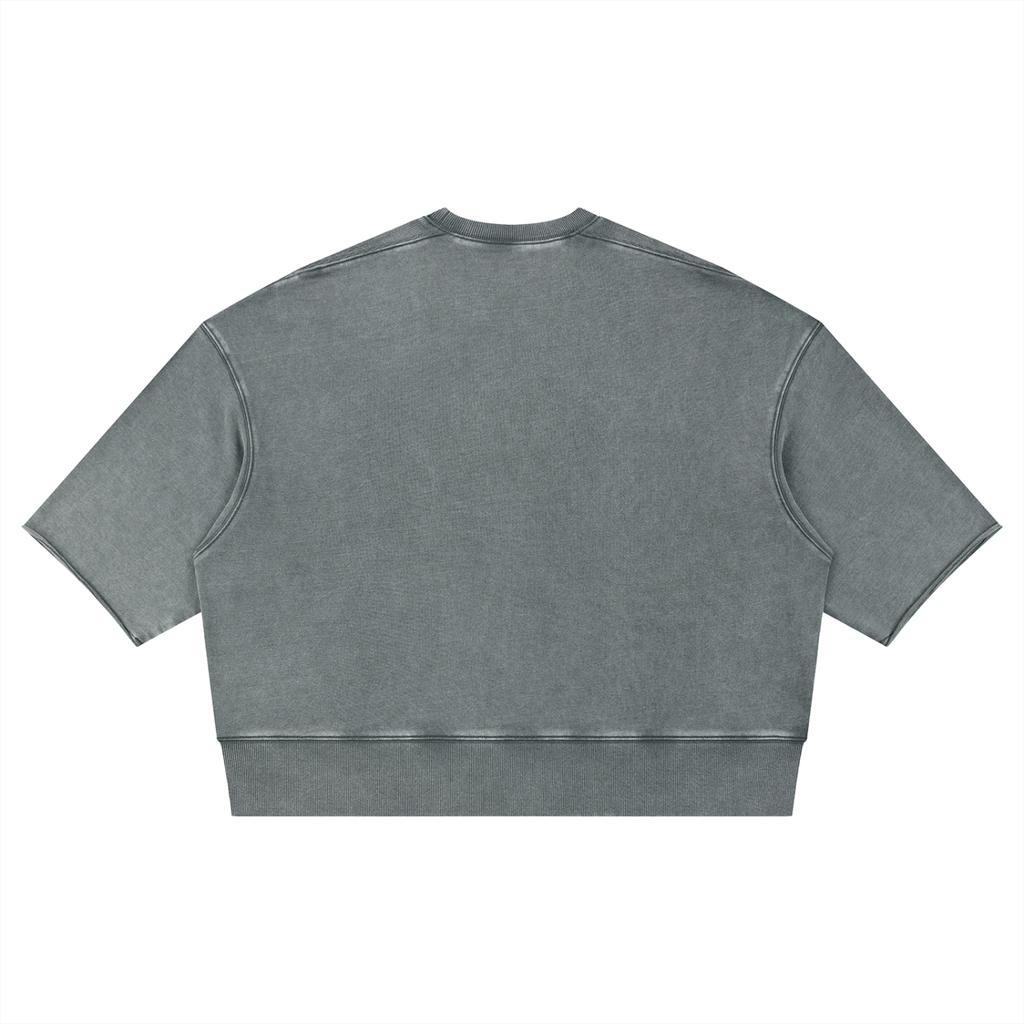 Diakanke Mineral Wash Boxy Raw Edge T-Shirt