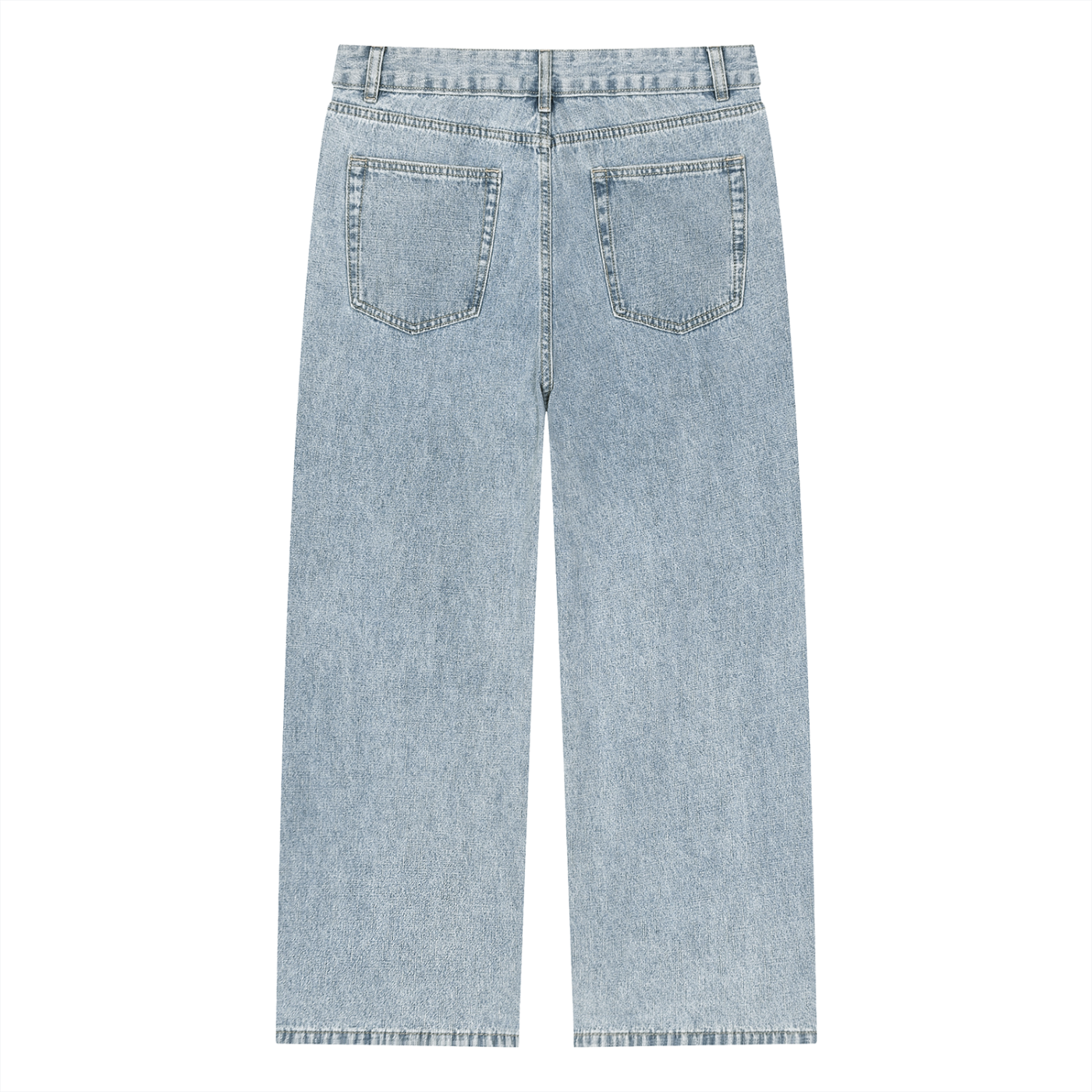 Diakanke Vintage Wash Straight Leg Jeans