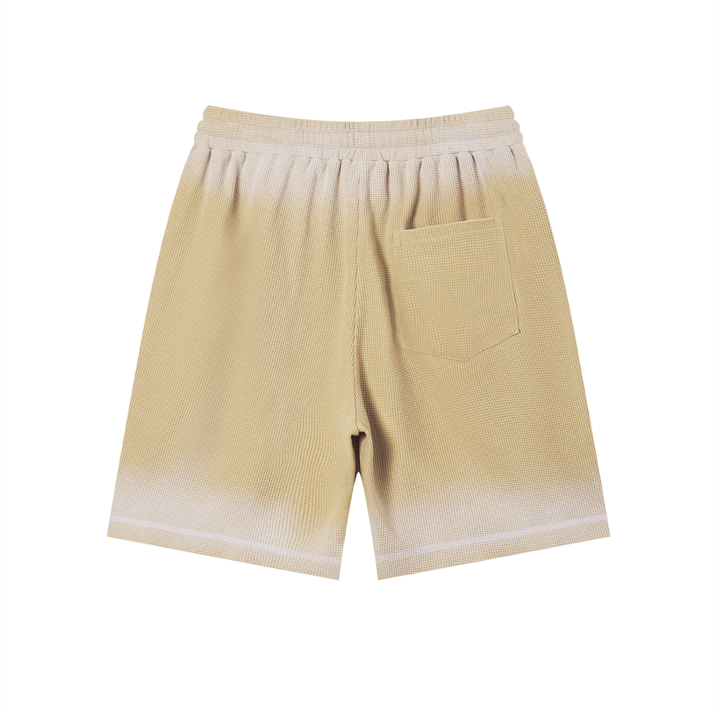 Diakanke Sunfade Waffle Raw Hem Shorts