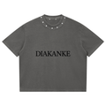 Diakanke Washed Boxy Studded T-Shirt