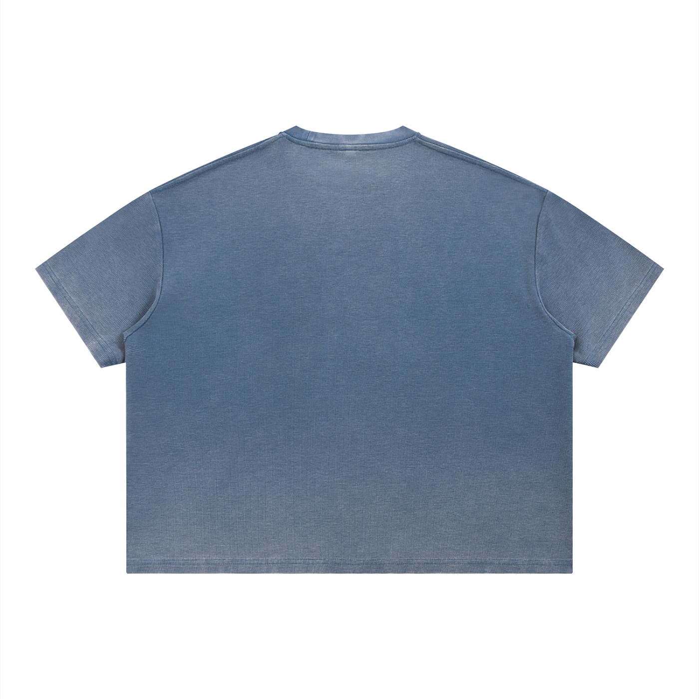 Diakanke Vintage Wash Sunfade Boxy Waffle T-Shirt