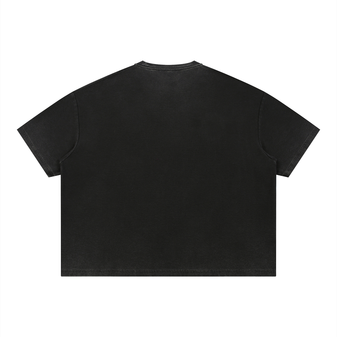 Diakanke Vintage Wash Sunfade Boxy Waffle T-Shirt