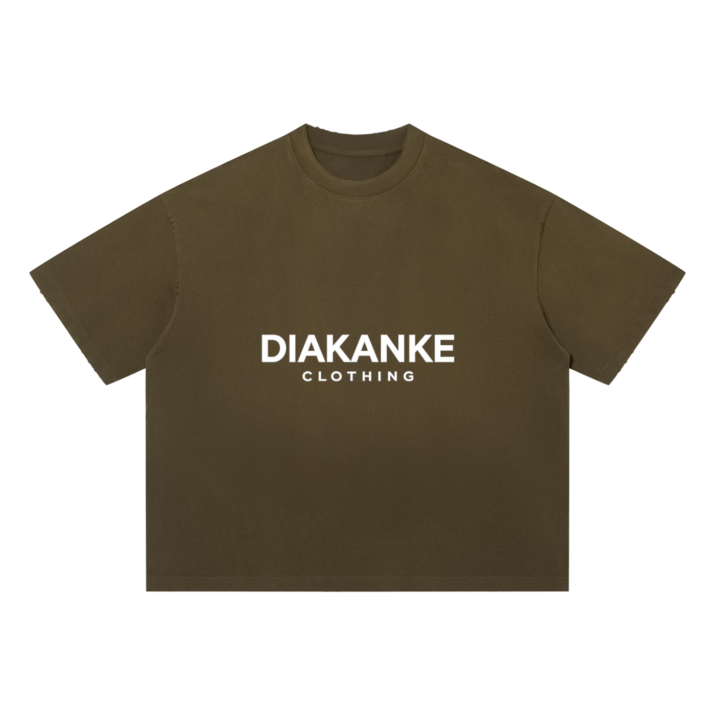 Diakanke Sun Fade Distressed Boxy T-Shirt