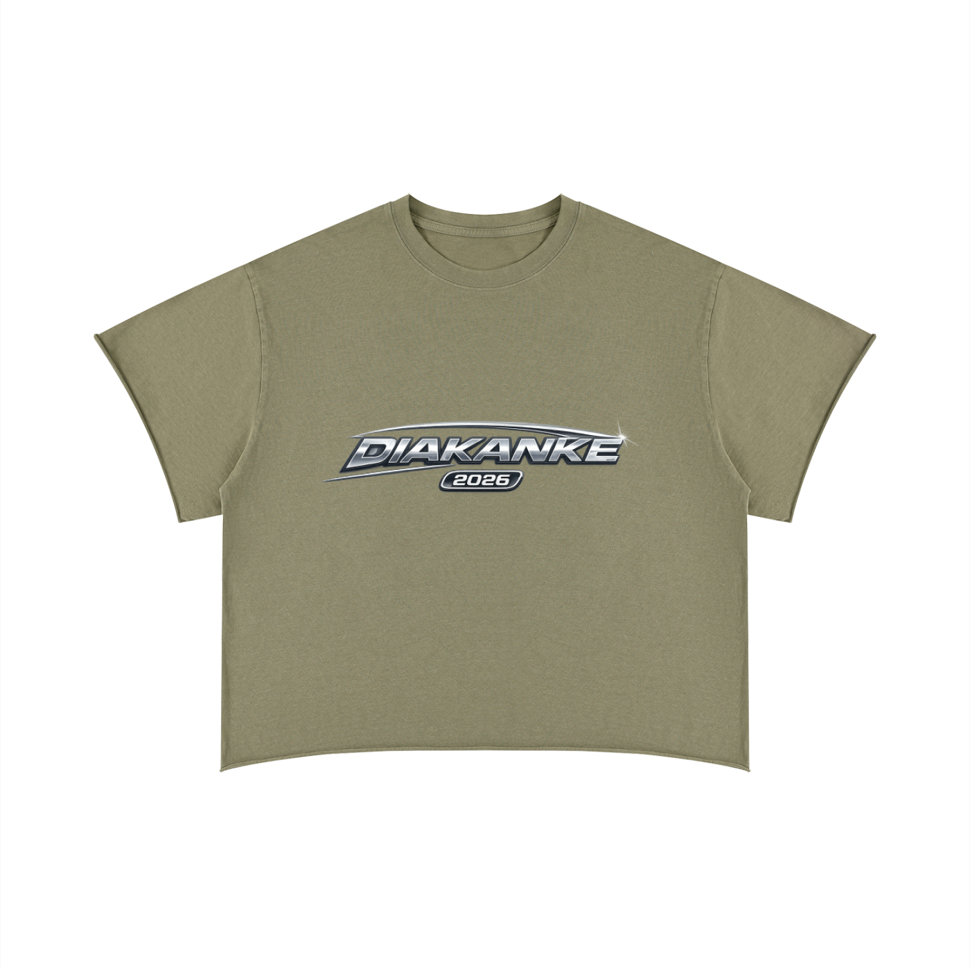 Diakanke Boxy Raw Edge T-Shirt