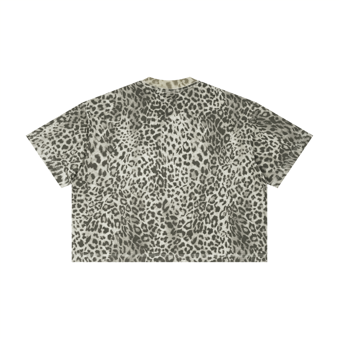 Diakanke Leopard Print Boxy T-Shirt