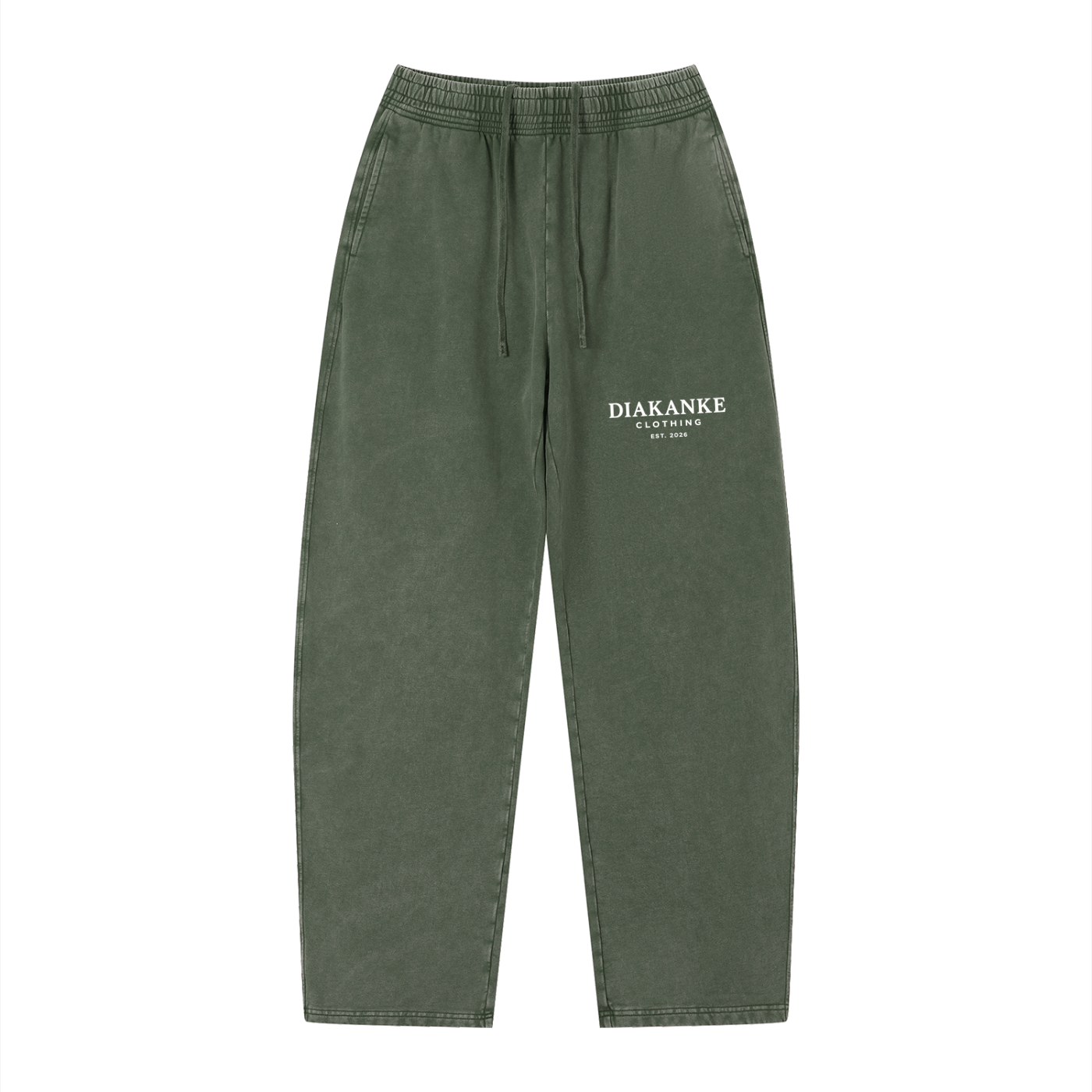 Diakanke Vintage Wash Loose Sweatpants