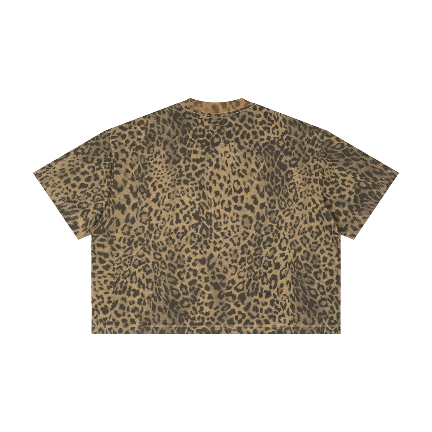 Diakanke Leopard Print Boxy T-Shirt