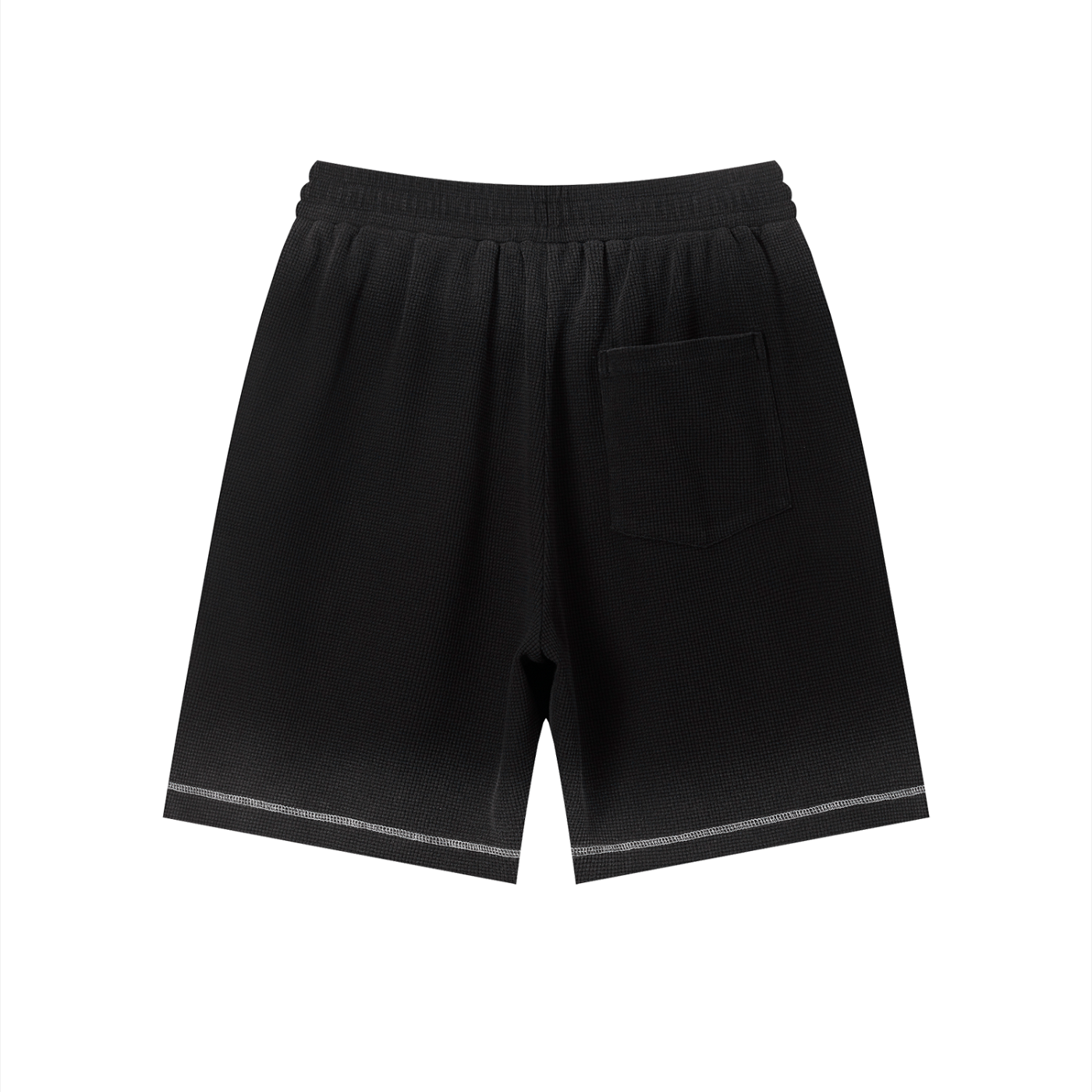 Diakanke Sunfade Waffle Raw Hem Shorts