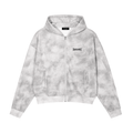 Diakanke Dirty Washed Zip-Up Fleece Hoodie