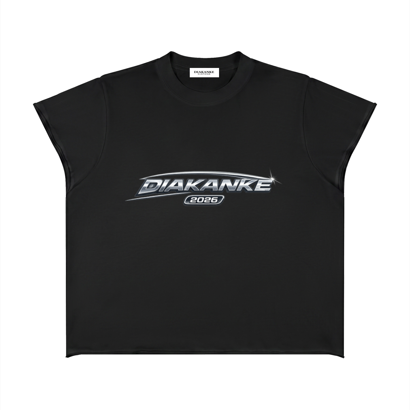 Diakanke Boxy Raw Edge T-Shirt