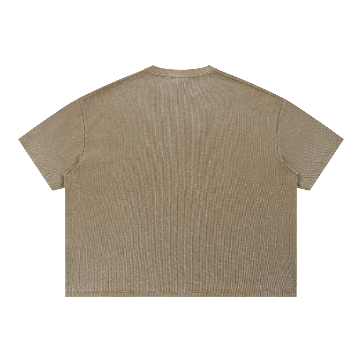 Diakanke Vintage Wash Sunfade Boxy Waffle T-Shirt
