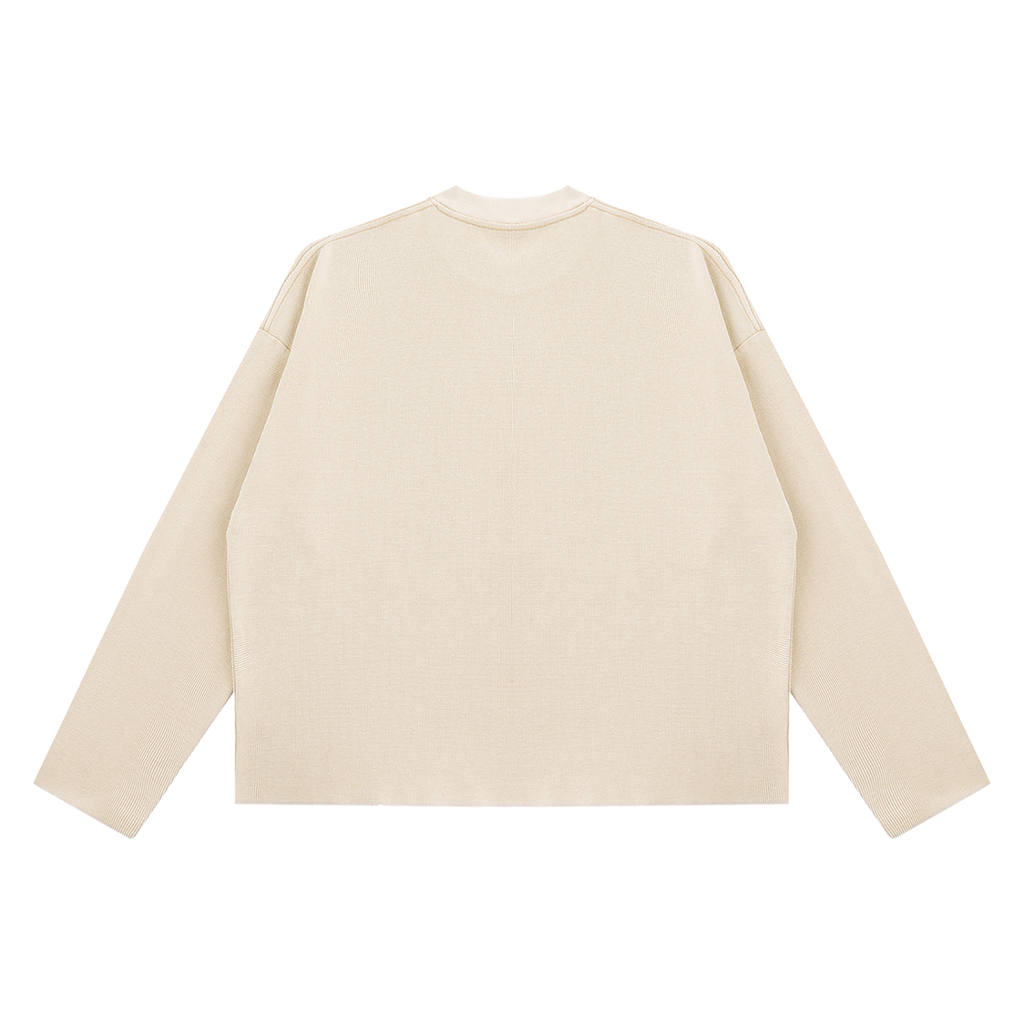 Diakanke Vintage Wash Boxy  Waffle Raw Edge T-Shirt
