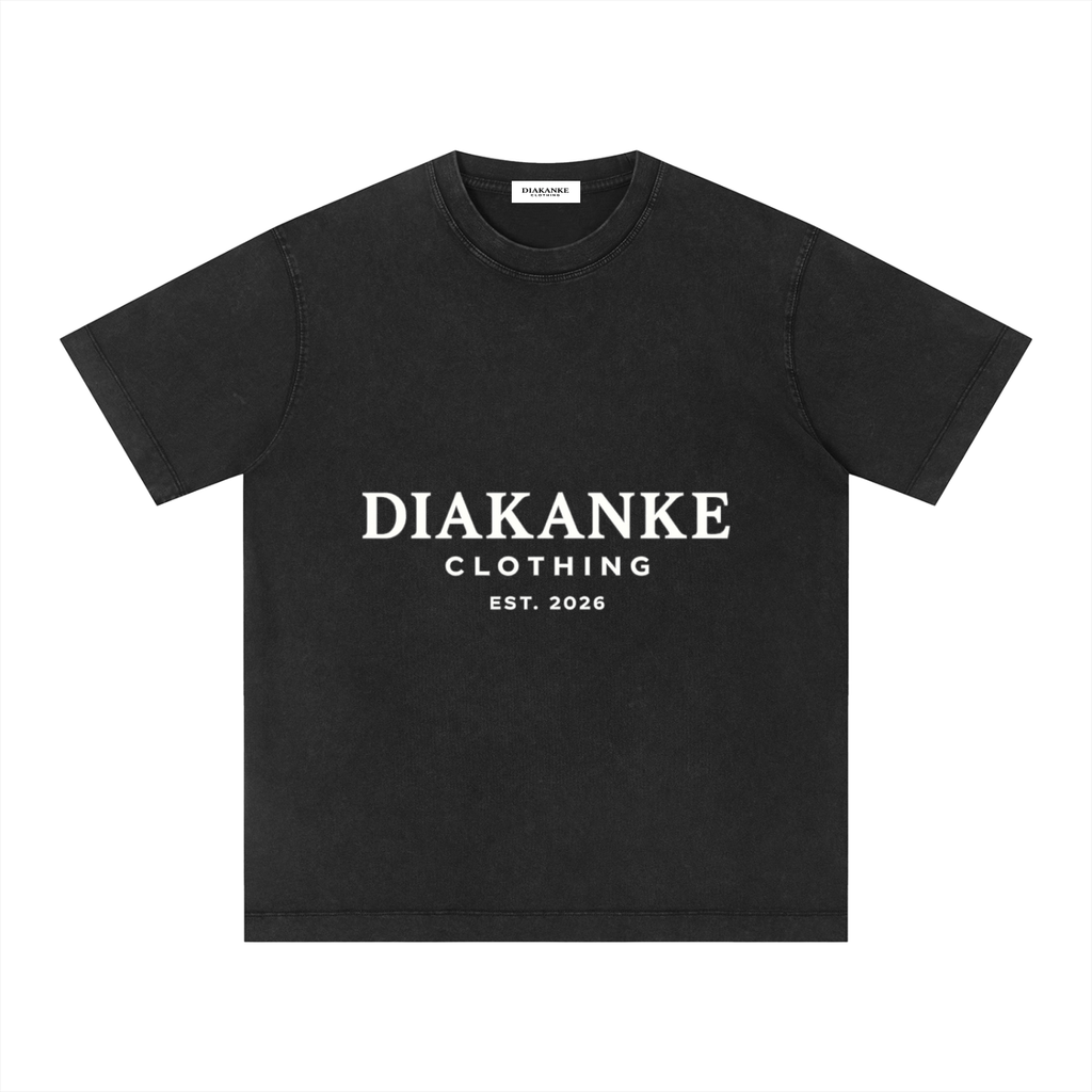 Diakanke Vintage Wash Boxy T-Shirt