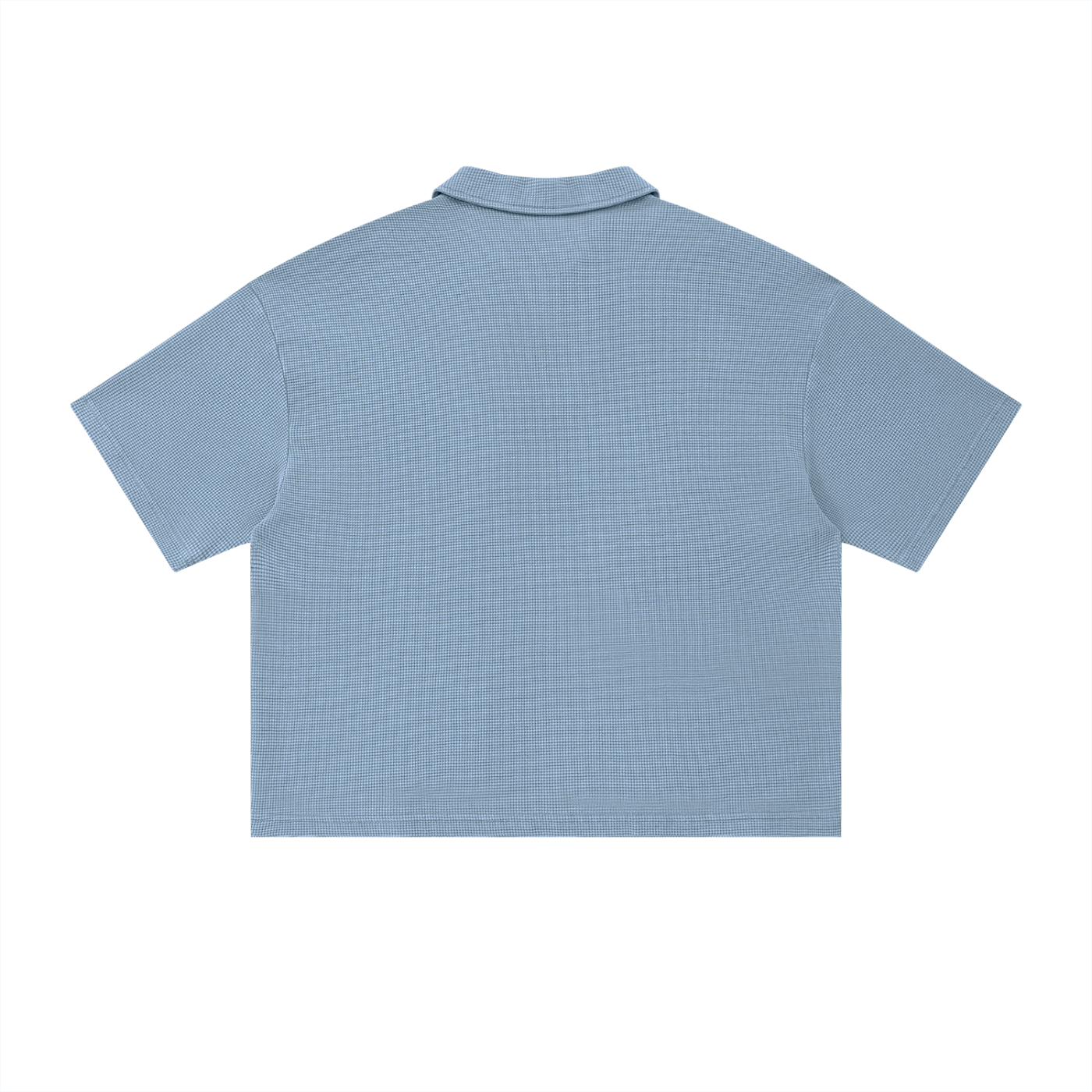 Diakanke Waffle Boxy Polo Shirt