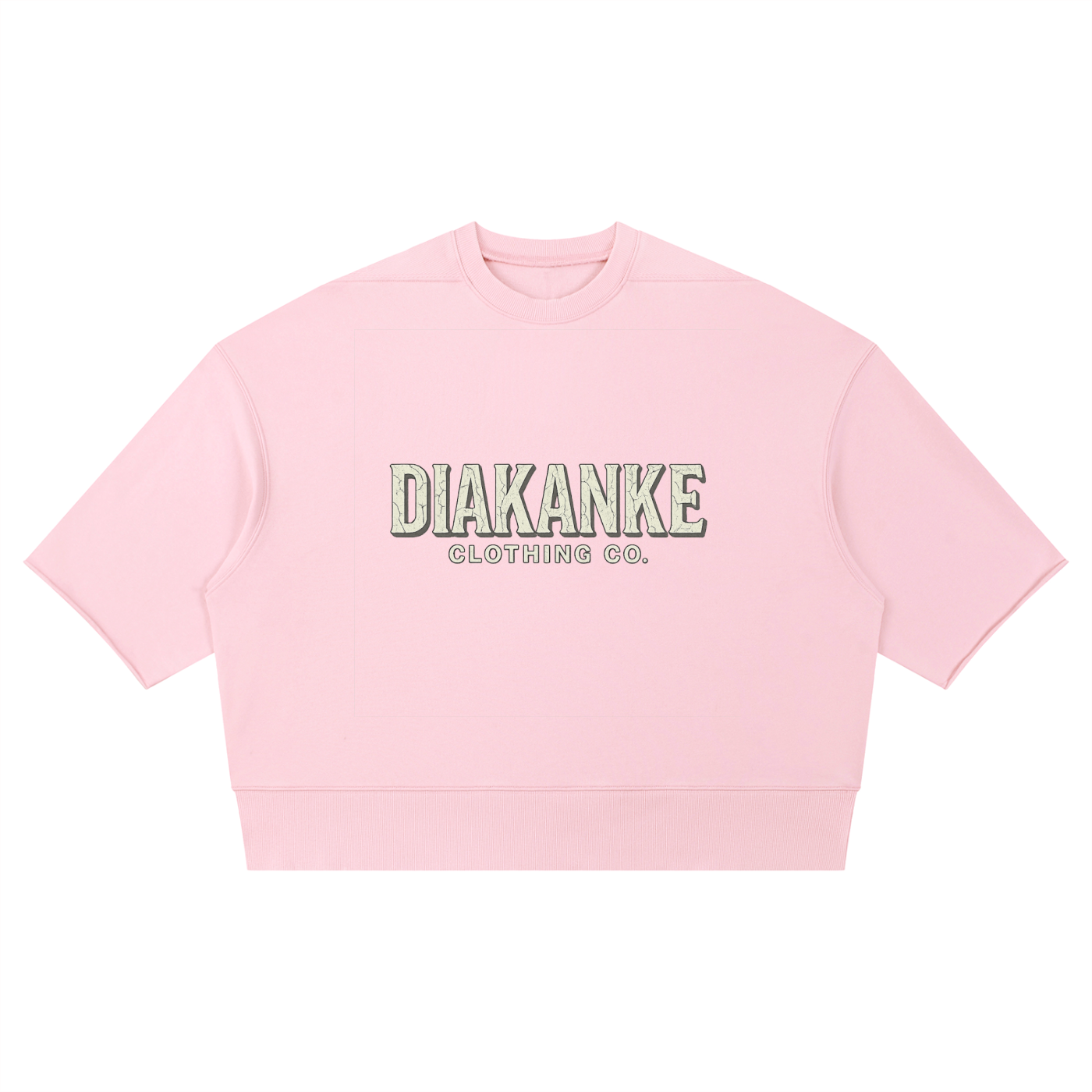 Diakanke Mineral Wash Boxy Raw Edge T-Shirt