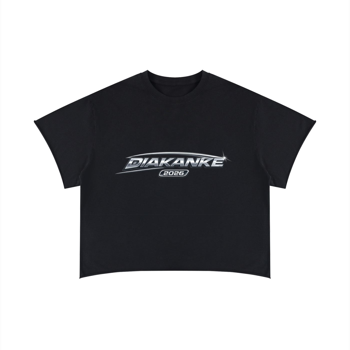 Diakanke Boxy Raw Edge T-Shirt