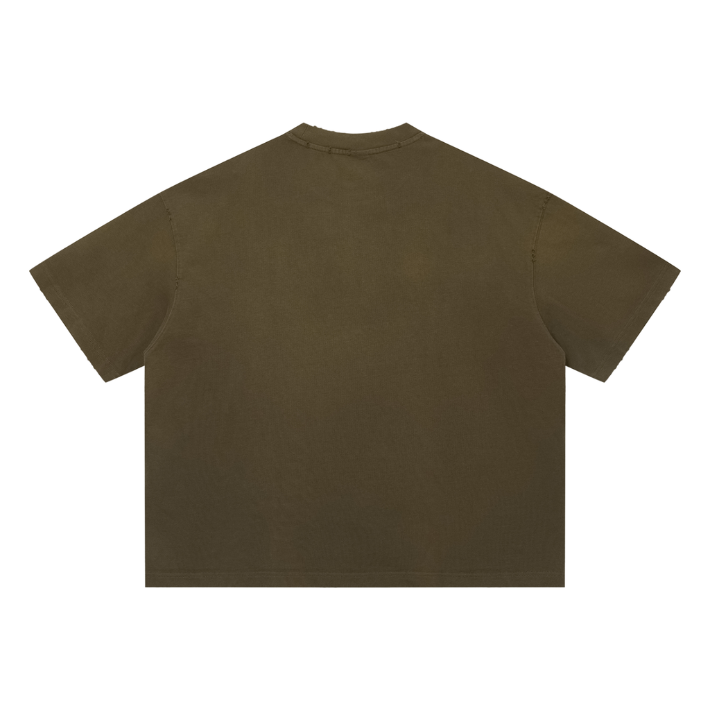 Diakanke Sun Fade Distressed Boxy T-Shirt