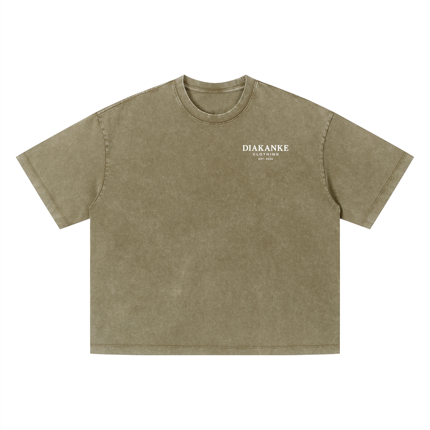 Diakanke Vintage Wash Boxy T-Shirt