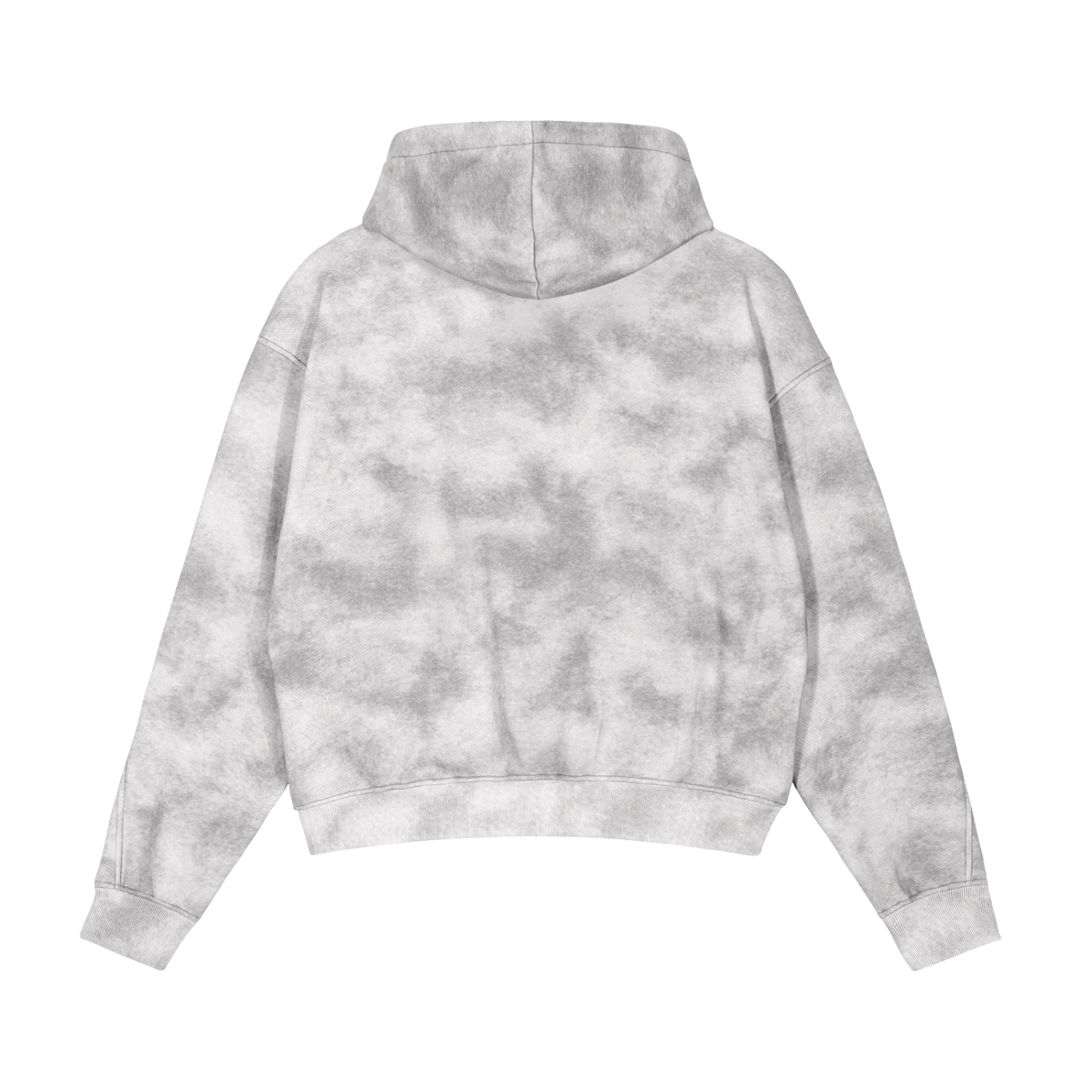 Diakanke Dirty Washed Zip-Up Fleece Hoodie