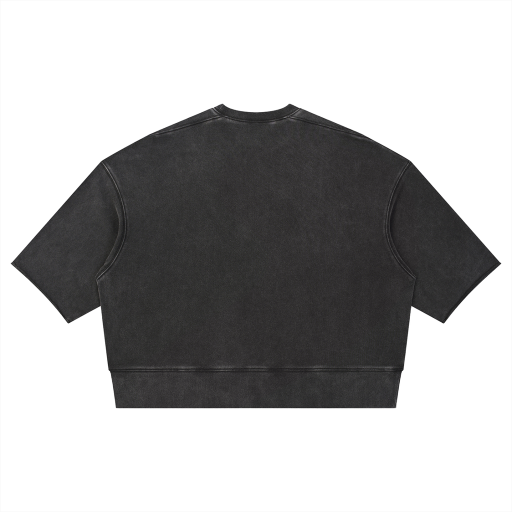 Diakanke Mineral Wash Boxy Raw Edge T-Shirt
