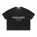 Diakanke Vintage Wash Sunfade Boxy Waffle T-Shirt