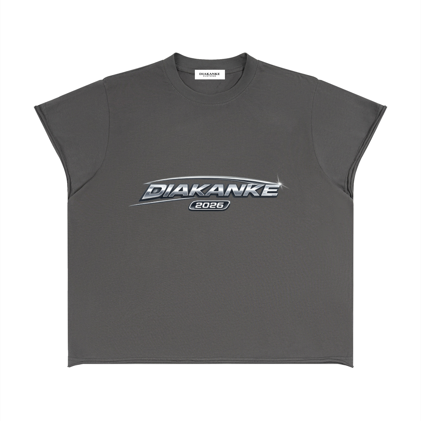 Diakanke Boxy Raw Edge T-Shirt