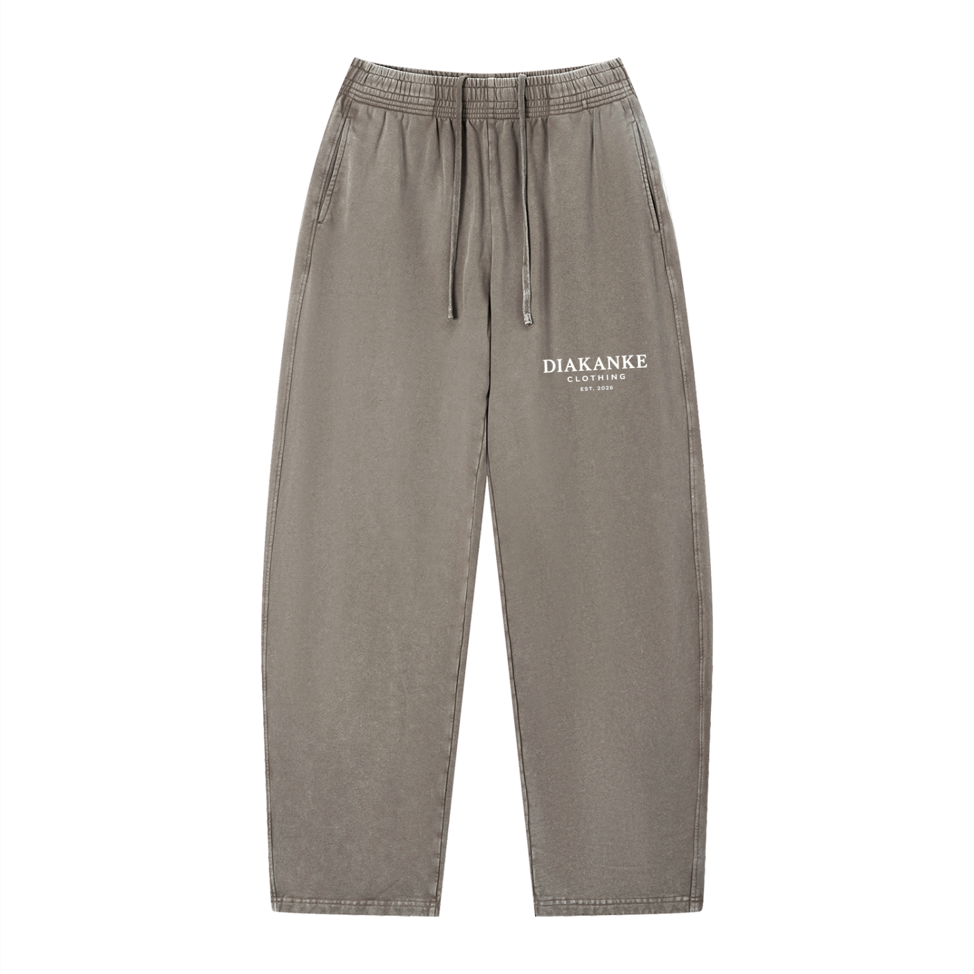 Diakanke Vintage Wash Loose Sweatpants