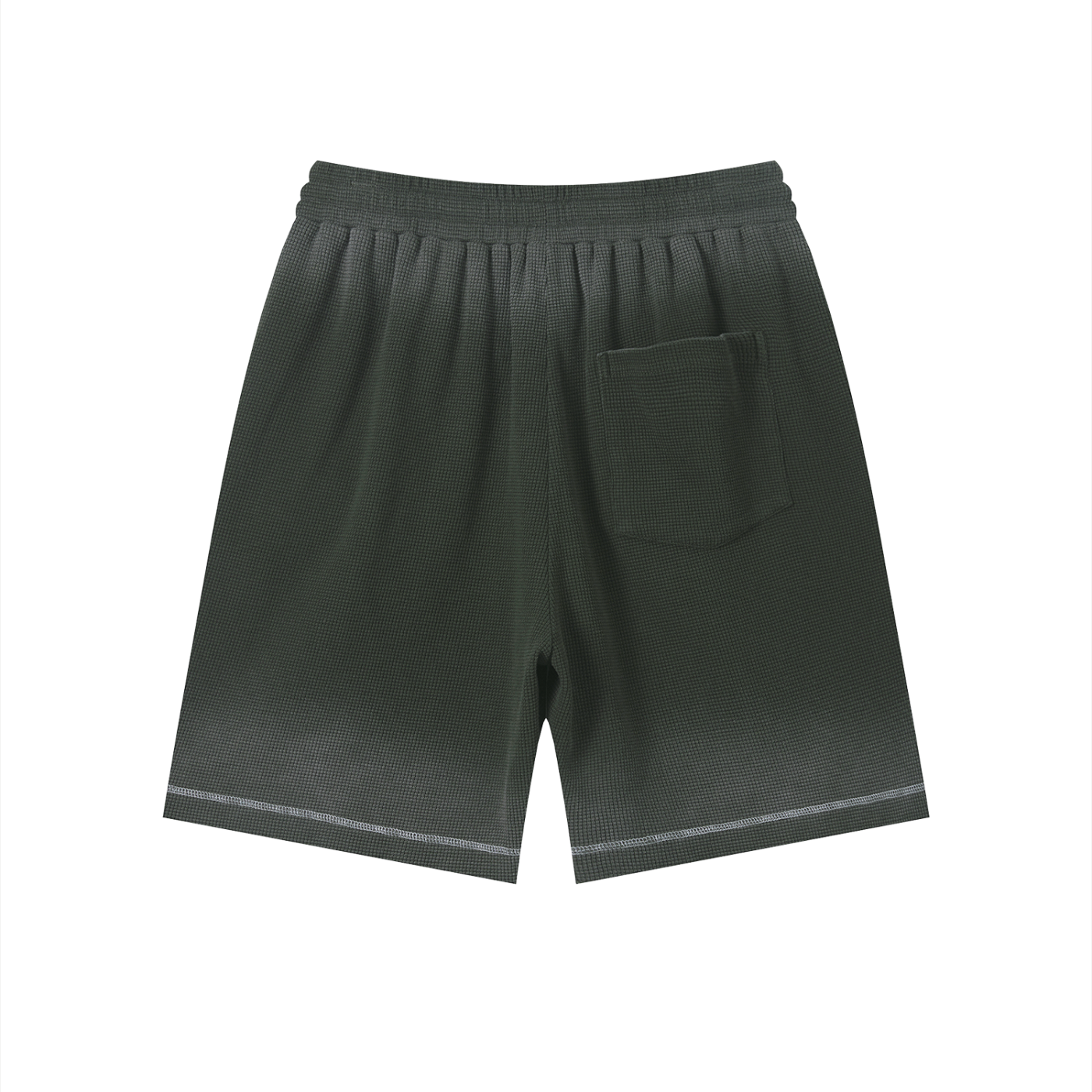 Diakanke Sunfade Waffle Raw Hem Shorts
