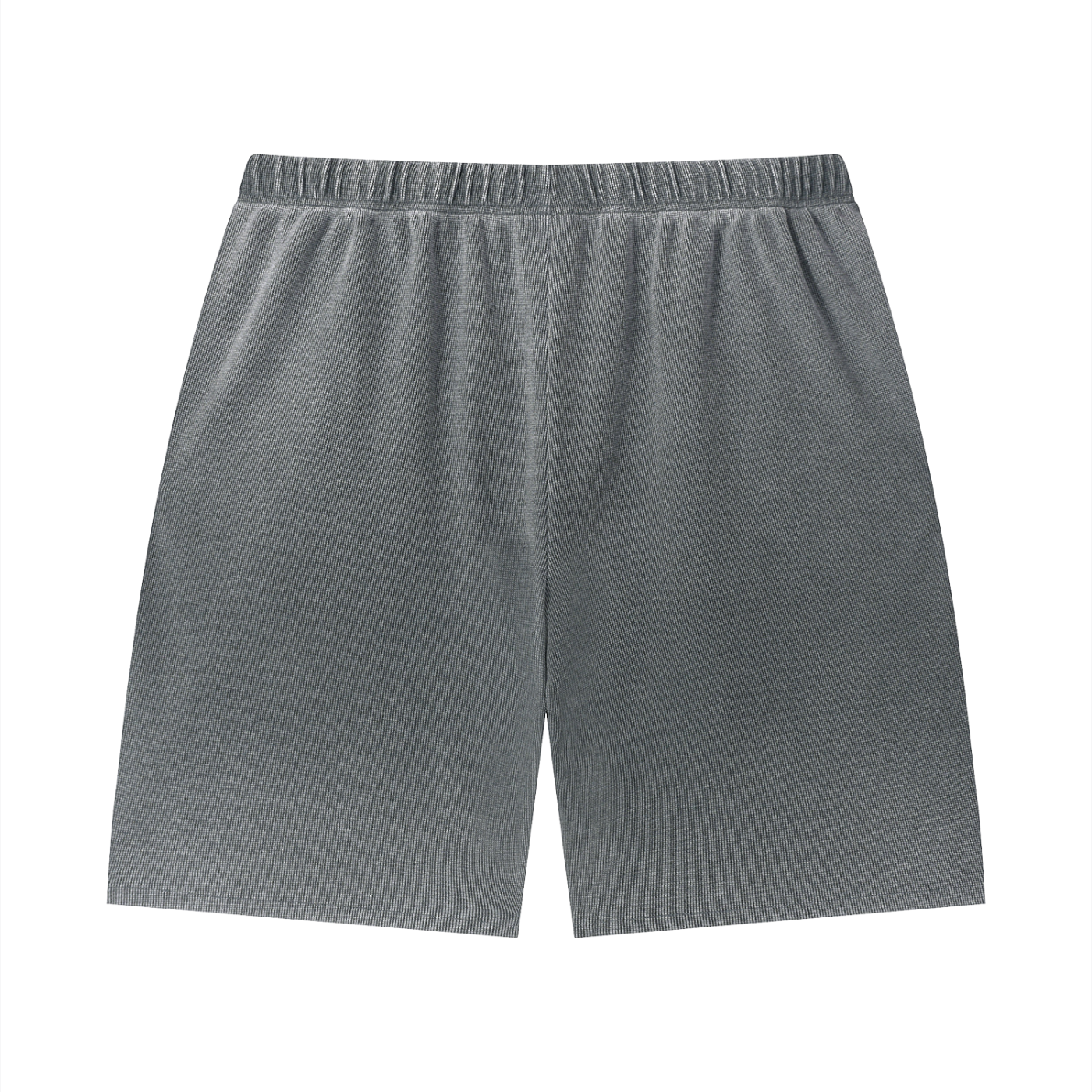 Diakanke Vintage Wash Sunfade Waffle Raw Hem Shorts
