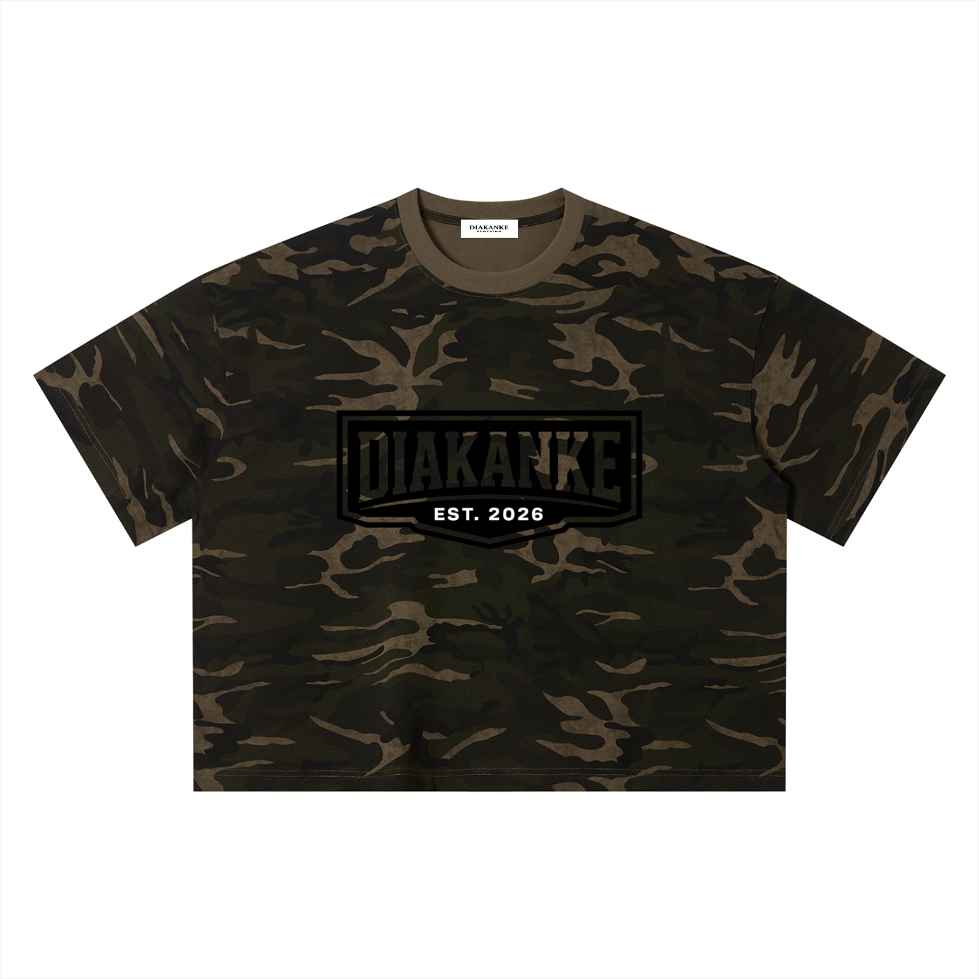Diakanke Camo Boxy T-Shirt